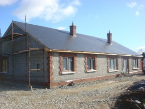 Bungalow in course of construction, Dunleer