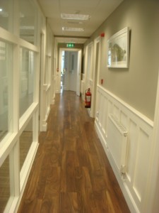 Office circulation corridor, Ardee